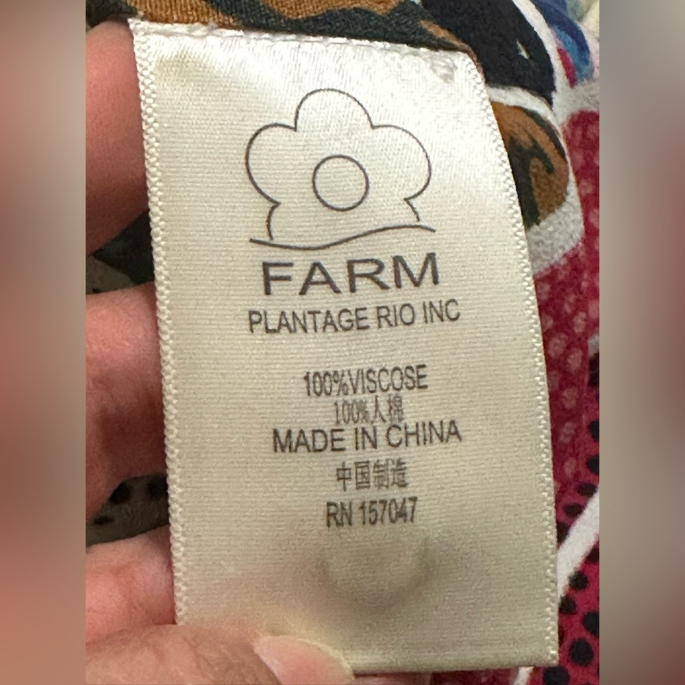 FARM Rio Red and Pink Mini Dress - Picture 15 of 15